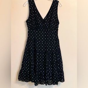 Style and Co. Black and White Polka-dotted Sundress